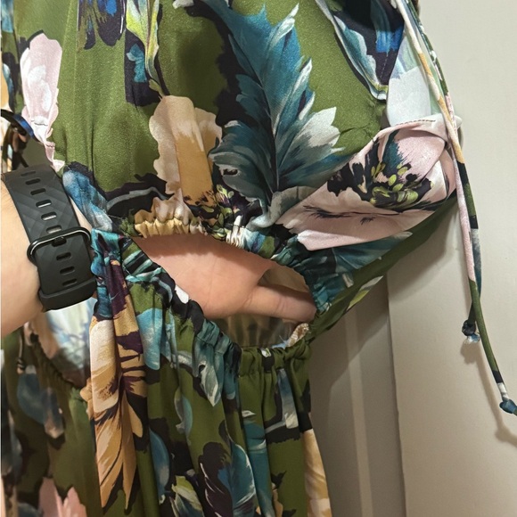 Womens Zara Floral Jumpsuit Size Small - Picture 6 of 9